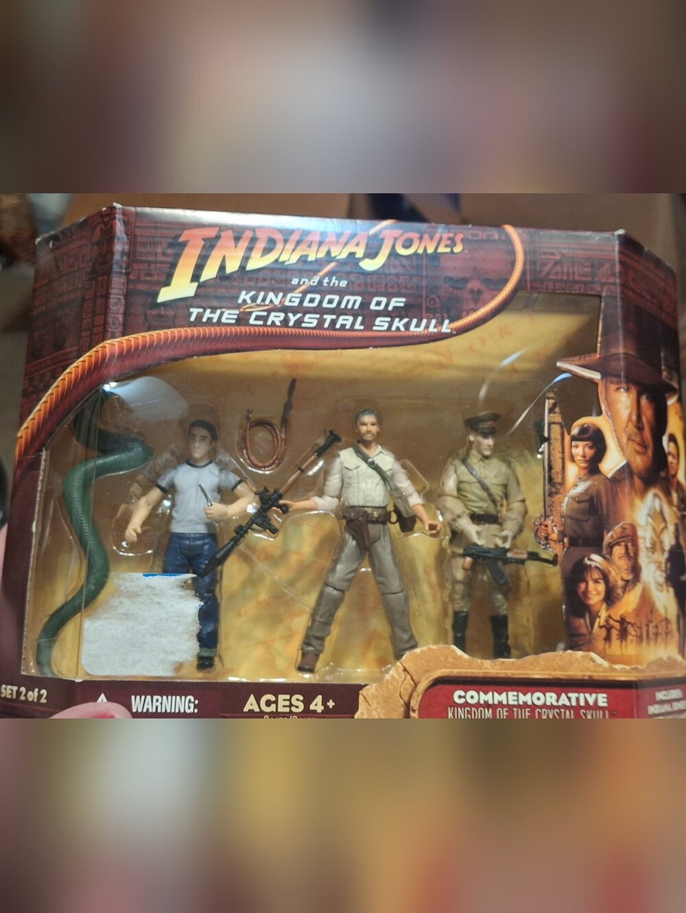 Indiana Jones Action Figure Set - Tan, Green, Blue